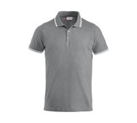 CLIQUE Polo AMARILLO Maglia Mezza Manica Corta Unisex 100% Cotone Due Bottoni
