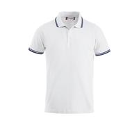 CLIQUE Polo AMARILLO Maglia Mezza Manica Corta Unisex 100% Cotone Due Bottoni
