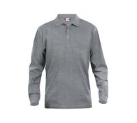 CLIQUE Polo CLASSIC LINCOLN LS Manica Lunga 100% Cotone Uomo Polsini Slim Fit