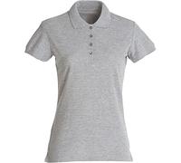 CliQue Polo da donna/donna Melange, Grigio mlange, S