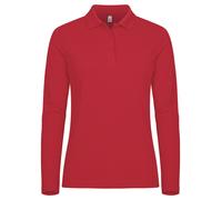 CLIQUE Polo MANHATTAN WOMEN LS Manica Lunga Maglia Policotone da Donna Slim Fit