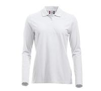 CliQue Polo Marion Classico a Maniche Lunghe da Donna, Bianco, XL