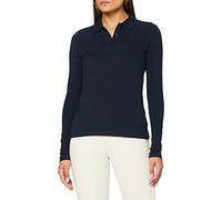 CliQue Polo Marion Classico a Maniche Lunghe da Donna, Blu (Blu Scuro)