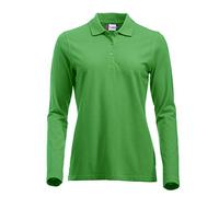 CliQue Polo Marion da Donna a Maniche Lunghe, Verde (Verde Mela), S