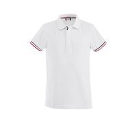 CLIQUE Polo NEWTON 100% Cotone Mezza Manica Bordino Manica Tricolore da Uomo