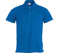 Clique Polo Piquet Mezza Manica. 3 Bottoni Tono su Tono Spacchetti Laterali. Bordo Manica ribattuto in Doppio ago (Royal, XL)