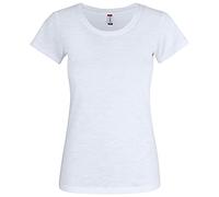 CliQue Slub T T-Shirt, Bianco, M Donna
