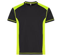 CLIQUE T-Shirt AMBITION-T Bicolore Poli Cotone Resistente Sportiva da Uomo Run