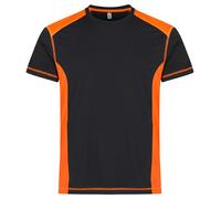 CLIQUE T-Shirt AMBITION-T Bicolore Poli Cotone Resistente Sportiva da Uomo Run