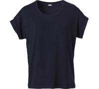 CLIQUE T-Shirt da Donna Vestibilità Over KATY Loose-Fit Risvoltini Scollo Ampio