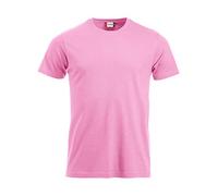 Clique T-Shirt New Classic Uomo, Rosa (Rosa Brillante), L