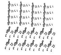 CLISPEED 1 Confezione Note Musicali Di Coriandoli Tabella Delle Note Di Musica Coriandoli Di Compleanno Decorazioni Per Matrimoni A Tema Musicale Colore Tavolo Dei Centrotavola Musicali