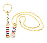 CLISPEED 1 Set Collane per Parrucchieri con Portachiavi Decorativo Elegante Accessorio per Borse e Auto per Uomini e Donne per Barber e Hair Salon