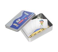 CLISPEED 1 Set Di Carte Con Parole Di Ortografia Forniture Per L'Asilo Nido Giochi Con L'Alfabeto Carte Flash Dell'Alfabeto Gioco Di Abbinamento Delle Lettere Giochi Di
