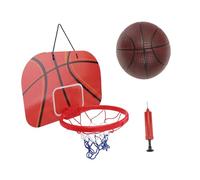 CLISPEED 1 Set Mini Basket Appeso Indoor con Gonfiabile e Tabellone per Ufficio e Camera Colore Casuale