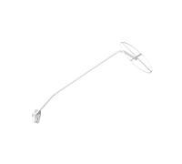 CLISPEED 1 Set staffa per zanzariera supporto regolabile per zanzariera netto letto comodino Traspirante culla rotolo lettino anello di sostegno della rete porta rete Tubo d'acciaio bianca