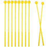 CLISPEED 10 pezzi Bacchette Percussione in Plastica Resistenti Mallets per Strumento a Percussione Marimba Glockenspiel Xilofono Strumenti Musicali Design Ergonomico e Leggero per