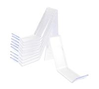 CLISPEED 10 pezzi Espositore Trasparente Acrilico per Borsette e Portafogli Organizer Versatile per Negozi e Vetrine Supporto per Esposizione su Banconi e Mensole