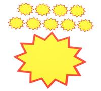 CLISPEED 10 pezzi Etichette per Supermercati Cartellini Vuoti per per e Alimenti Design e Accattivante Facili e Cancellare