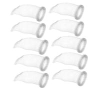 CLISPEED 10 pezzi Filtro in Acciaio Inossidabile Rete Trappola Lanugine per Tubo di Scarico Facile Installazione e Pulizia Purifica Acqua di Scarico Lavatrice