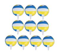 CLISPEED 10 Pezzi Pz Palloncini Forma Pallavolo da Decorazioni per Feste Tema Sportivo per Shower e Compleanni per Sportivi e Feste Spiaggia