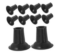 CLISPEED 10 Pezzi Ventose per Lappatura delle Valvole, Nero, Gomma, 2,00 x 2,00 x 1,00 cm, Strumenti di Riparazione per Valvole Auto