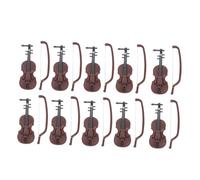 CLISPEED 10 set Mini Decorativi in Simulazione Artigianale Ornamenti per Casa e Scrivania Modelli Musicali da Collezione Superficie Liscia e Robusta Adatti per Decorazioni Natalizie e