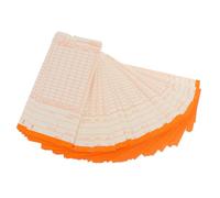 CLISPEED 100 fogli di carta beige per presenze per macchine con orologio, semplice e comodo da usare, carattere robusto, per documenti di pendolarismo in ufficio e in magazzino