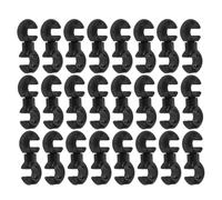 CLISPEED 100 Pezzi Clip per Cavi Bici Stile S in Plastica Resistente Supporti e Morsetti per Gestione Cavi Freno e Cambio Accessori per Ciclismo su Strada e Mountain Bike Facile