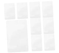 CLISPEED 100 pezzi Etichette PVC Trasparente Resistenti per Carte e Schede Organizzative Negozio e Magazzino