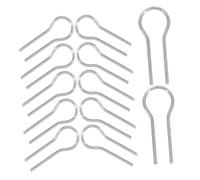 CLISPEED 100 Pezzi R Shape Kiln Hanging Needles in Heat Resistant Tungsten Wire for Pottery Firing DIY Ceramic Jewelry Craft Tools