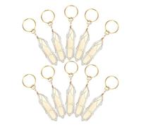 CLISPEED 10pezzi Ciondoli Per Di Cristallo Accessori Per Decorazioni Per Fai Te Anelli Per Dreadlock Robusti e Sicuri Variabile Per Ogni Occasione Accessori Comodi Per Tutto