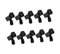 CLISPEED 10pezzi Clip per Microfono in Adatto Supporti e Scrivanie Design Sicuro per Streaming Live Conferenze e Utilizzo Protezione Estetica e Durabilità