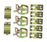 CLISPEED 10pezzi Fascetta Stringitubo Per Tubi Di Olio Carburante Anello Di Fissaggio Robusto Per Impieghi Gravosi Adatto Per Tubi Flessibili Automobilistici