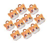CLISPEED 10pezzi Scatole Porta Dolci Forma Gatto in Carta Portatili e Resistenti per Caramelle Biscotti e Dolcetti per Compleanni e Feste