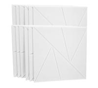 CLISPEED 12 Pezzi Acustici Autoadesivi Schiuma Ad Densità per Isolamento Ottimizzazione Acustica per Studi Uffici Facile Installazione