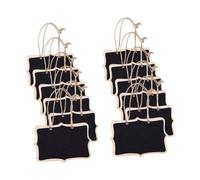 CLISPEED 12 pezzi Mini Lavagne Doppia Faccia Lavagna Messaggi Decorativa per Matrimoni Feste e Cucina Supporto Versatile per Segnaposto e Artigianato
