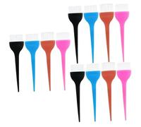 CLISPEED 12 pezzi Pennelli per Tintura Capelli Professionali con Manico Ergonomico Pennello Applicatore per Colorazione per Salone e Uso Domestico per Colpi di Sole Colorazione e