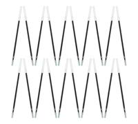 CLISPEED 150 ricariche di inchiostro gel nero per penne per ufficio, punta fine da 0,5 mm, in materiale plastico, esperienza di scrittura fluida con lunga durata di scrittura, per diario e fai da te