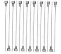 CLISPEED 15pezzi Steli Artificiali Portafiori Steli Prolunga in PVC Bastoncini per da Te Aste Regolabili per Composizioni Floreali e Piante da