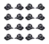 CLISPEED 16 Morsetti a C per Bicicletta Neri Clip Guida per Tubo Freno e Supporto per Cavo Bici Elementi di Fissaggio per Gestione Cavi Mountain Bike Facili da Installare e Resistenti