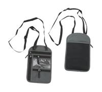 CLISPEED 1pezzi Portapassaporto Marsupio Supporto e Borsa per Telefono Realizzato in Materiali Protezione Rfid