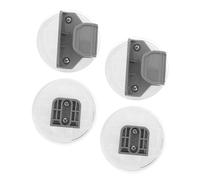 CLISPEED 2 Impostati Ricambio per Cancello Retrattile Pezzi Estensione in Plastica per Recinzione Accessori per e Sicurezza Installazione Facile e Colore Grigio