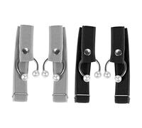 CLISPEED 2 Paia Cinghie Antiscivolo per Alte Stringhe Elastiche Rimovibili con Accessori per Scarpe Chic e Materiale Resistente