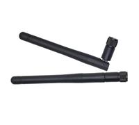 CLISPEED 2 pezzi Antenna Wifi Indoor Pieghevole per Router con Ricezione Segnale Resistenti Corrosione Compatibile con Moduli Wireless Nero