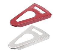 CLISPEED 2 pezzi Apribottiglie Multifunzionale Ferro e Acciaio Inossidabile Apribarattoli Ergonomico con Impugnatura Antiscivolo per Casa Cucina Campeggio e Bar Adatto Mani Deboli e