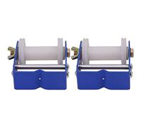 CLISPEED 2 Pezzi Avvolgitore per Corda dell'Arco Telaio in Metallo Ruota in Plastica Facile da Usare Attrezzatura per Tiro con L'Arco Dimensioni Compatte per attività All'aperto