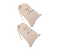 CLISPEED 2 pezzi Borsa Porta Phon con Coulisse in Naturale Organizer Compatto e Leggero per Asciugacapelli Custodia da Viaggio Pratica e Sicura per Uso Quotidiano e Trasporto