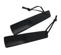 CLISPEED 2 pezzi Calzascarpe in Legno Corto Corno Scarpe Liscio per Uomo Donna Anziani Disabili Portatile e Pratico per Viaggi e Uso Quotidiano