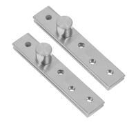 CLISPEED 2 pezzi Cerniere Invisibili per Porte Rotazione in Acciaio Inox Pivot Nascosti per Porte in Armadi e Infissi da Resistenti e Facili da Installare